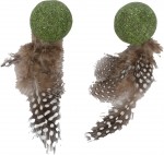 Jouets pour chat Katti balle de cataire avec plumes