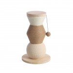 Arbre � chat et jeu suspendu Stubb 47 cm beige