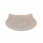 Gamelle plat en c�ramique pour chat Anti-Stress Filou 60 ml taupe