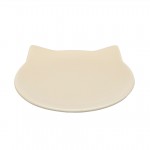 Gamelle plat en c�ramique pour chat Anti-Stress Filou 60 ml jaune