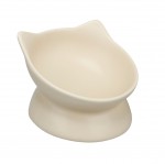 Gamelle ergonomique en c�ramique pour chat Filou 140 ml jaune