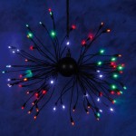 Boule feu d'artifice multicouleur a led