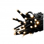 Guirlande lectrique 80 Led blanc chaud 3m fil vert