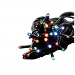 Guirlande  lectrique exterieur 180 Led multicouleur 20m fil noir