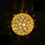 Boule lumineuse a led jaune