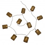 Guirlande Lumineuse Int�rieure Tube Strass Or 10 LED 1,5 m