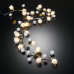 Guirlande boules de neige  LED