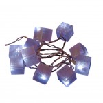 Guirlande lectrique cubes lumineux 10 Led blanc