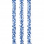 Set de 3 Guirlandes 1 pli bleu 2 m
