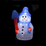 Bonhomme de neige lumineux à LED