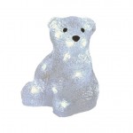 Ours blanc lumineux 16 Led