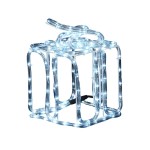 Cadeau de Nol Lumineux 144 LED Dcoration Solaire Blanc Froid