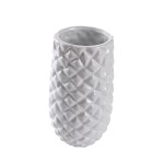 Vase ananas blanc 24 cm
