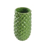 Vase ananas vert clair 24 cm