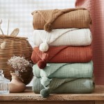 Petit poncho enfant mixte en gaze de coton Gaia