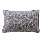 Coussin dehoussable en gaze de coton 40 x 60 cm Malia en fleurs