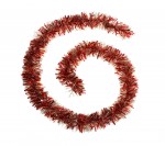 Guirlande de Noel 6 plis 2 m Mixte rouge et or