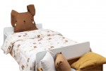 Couette imprimee 240 x 260 cm Pompon le petit lapin