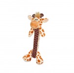 Jouet en peluche girafe feroce 34 cm pour chien