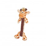 Jouet en peluche girafe feroce 34 cm pour chien