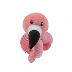 Jouet peluche balle sonore Flamant rose pour chien