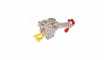 Jouet peluche coq pour chien