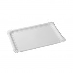 Set de 5 plateaux 24 x 34 cm blanc