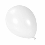 Set de 10 ballons gonflables 30 cm blanc