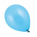 Set de 10 ballons gonflables 30 cm bleu