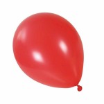 Set de 10 ballons gonflables 30 cm rouge