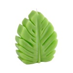 Bougie feuille vert clair