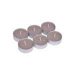 Lot de 6 maxi bougies chauffe plat 5.5 cm opium