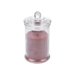 Bougie bocal en verre Fruit rouge