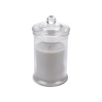 Bougie bocal en verre Musc