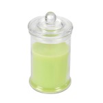 Bougie bocal en verre Pomme
