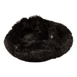 Coussin chausson Fluffy Noir