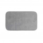 Tapis de bain 45 x 75 cm Vitamine Unie gris clair