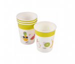 Set de 6 gobelets en papier Happy fruits