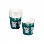 Set de 6 gobelets en carton Petit koala