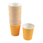 Set de 20 gobelets en carton 23 cl moutarde