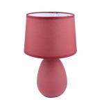 Lampe effet mat lie de vin rouge 41 cm