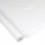 Nappe en papier Damasse 1.18 x 5 m Vitamina Blanc