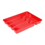 Range couverts rouge