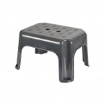 Marche pieds tabouret 30 x 40 cm anthracite