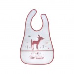 Bavoir bebe avec recuperateur Biche