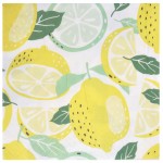 Lot de 20 serviettes en papier Citrons delicieux