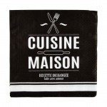 Lot de 20 serviettes en papier Ma cuisine