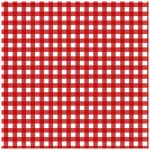 Lot de 20 serviettes en papier 33 x 33 cm Vichy