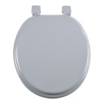 Abattant WC 37 x 47 cm gris clair