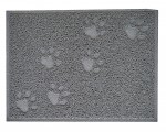 Tapis antiderapant litiere ou repas 30 x 40 cm gris